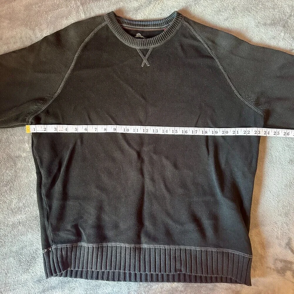 100% Cotton Men's Navy Blue Tommy Bahama Crewneck Sweater Sz Large